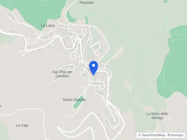 Mappa di San Polo dei Cavalieri, Roma
