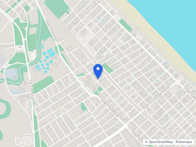 Mappa di Riccione, Rimini
