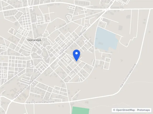 Mappa di Taurianova, Reggio di Calabria