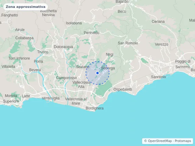 Mappa di Vallebona, Imperia
