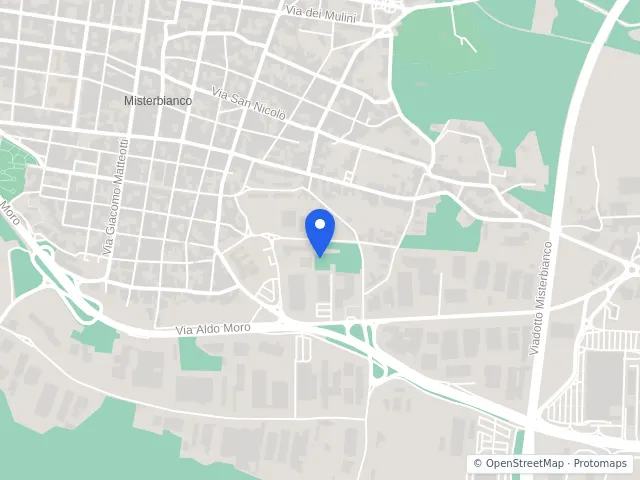 Mappa di Misterbianco, Catania