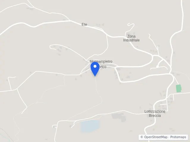 Mappa di Monsampietro Morico, Fermo