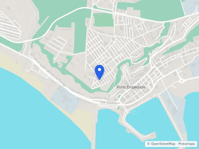 Mappa di Porto Empedocle, Agrigento