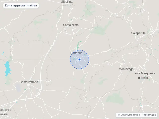 Mappa di Partanna, Trapani