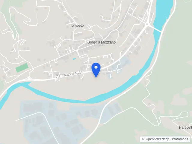 Mappa di Borgo a Mozzano, Lucca