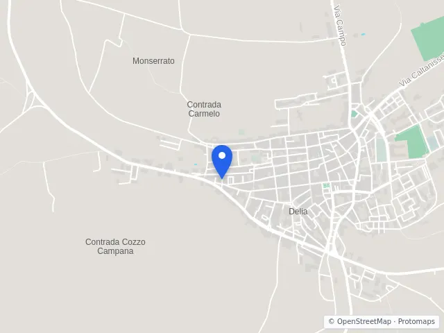 Mappa di Delia, Caltanissetta