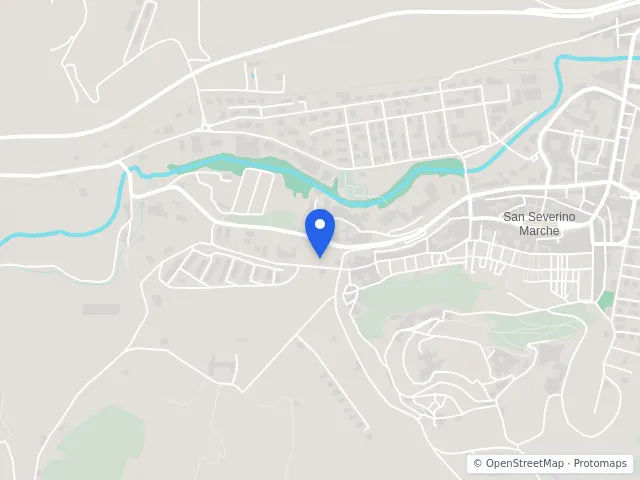 Mappa di San Severino Marche, Macerata