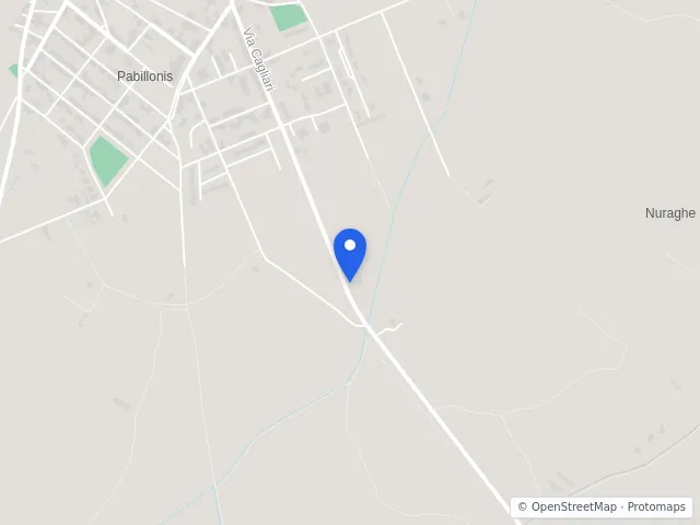 Mappa di Pabillonis, Sud Sardegna