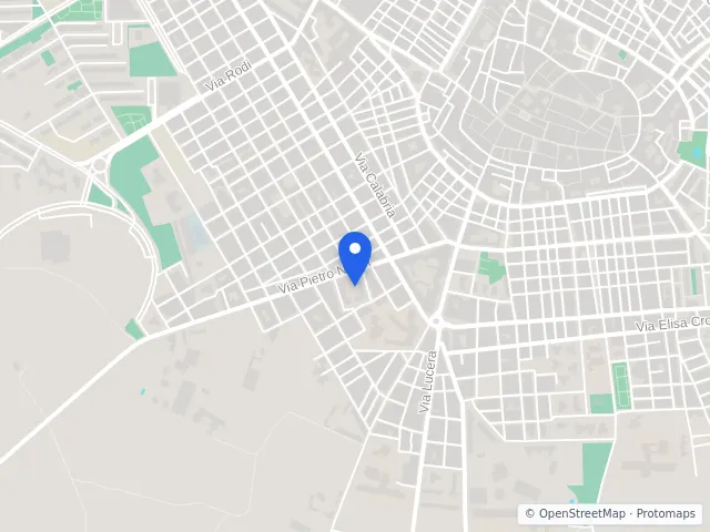Mappa di San Severo, Foggia
