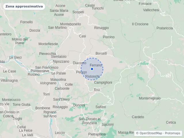 Mappa di Pelago, Firenze
