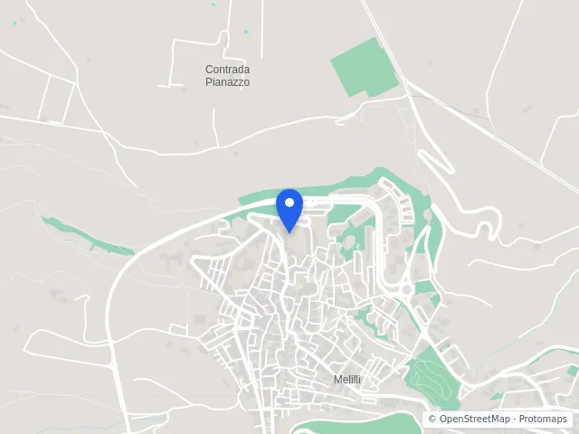 Mappa di Melilli, Siracusa