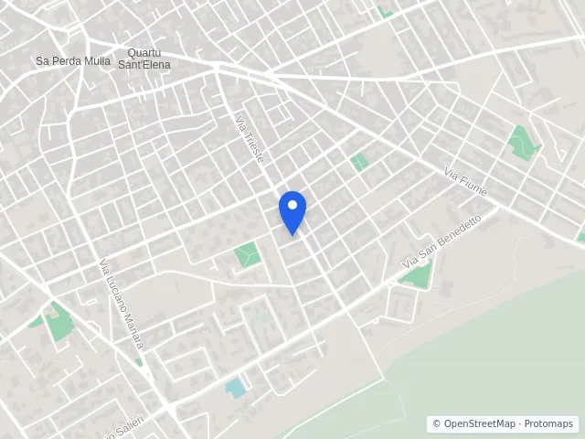 Mappa di Quartu Sant'Elena, Cagliari