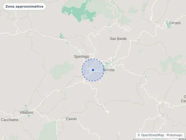Mappa di Nicosia, Enna