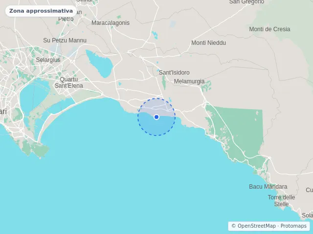 Mappa di Quartu Sant'Elena, Cagliari