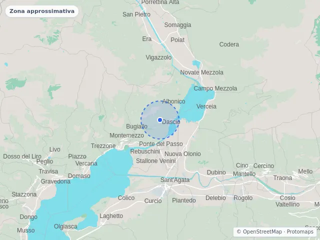 Mappa di Sorico, Como