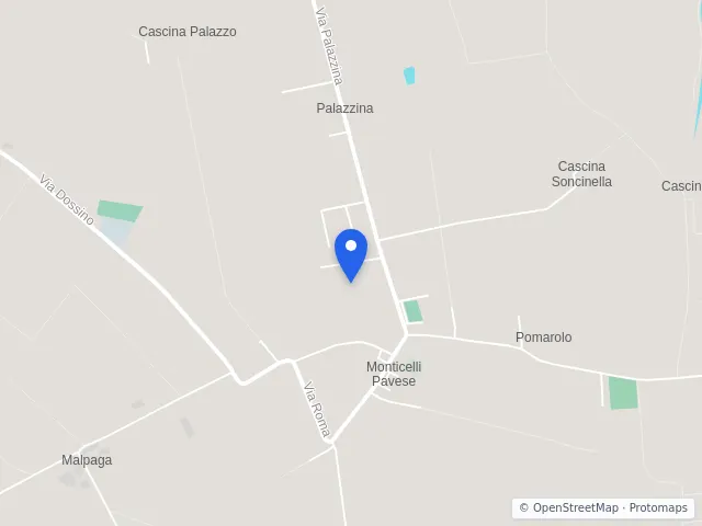 Mappa di Monticelli Pavese, Pavia