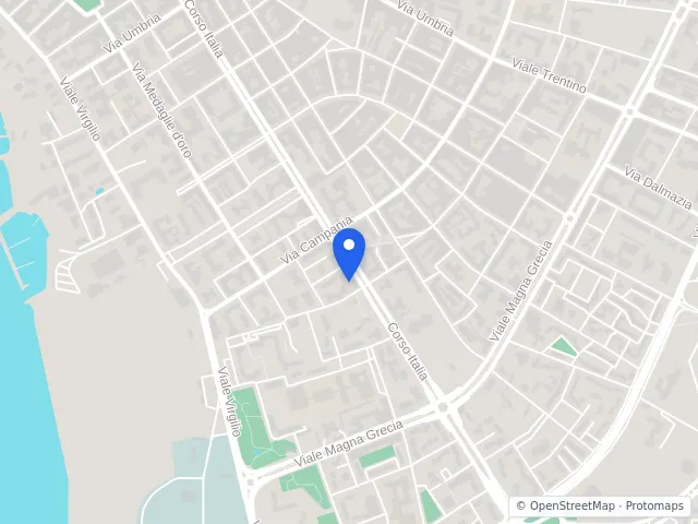Mappa di Taranto