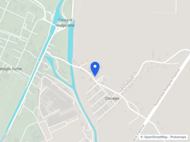 Mappa di Due Carrare, Padova