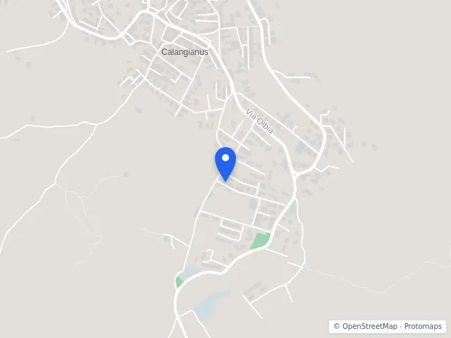 Mappa di Calangianus, Sassari