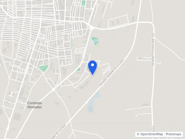 Mappa di Campobello di Licata, Agrigento