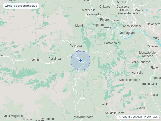 Mappa di Viù, Torino
