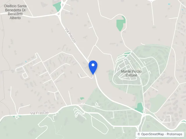 Mappa di Monte Porzio Catone, Roma