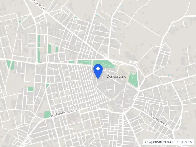 Mappa di Conversano, Bari