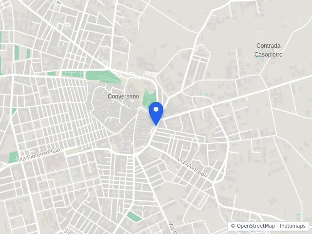 Mappa di Conversano, Bari