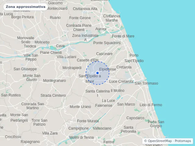 Mappa di Sant'Elpidio a Mare, Fermo