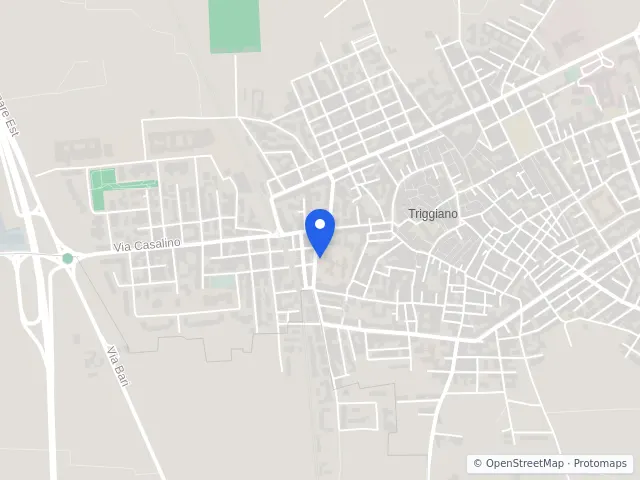 Mappa di Triggiano, Bari