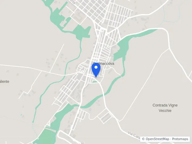 Mappa di Catenanuova, Enna