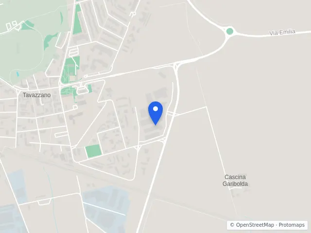Mappa di Tavazzano con Villavesco, Lodi