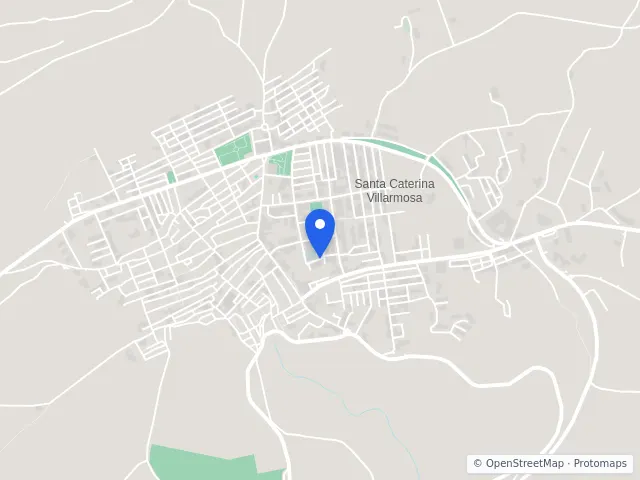 Mappa di Santa Caterina Villarmosa, Caltanissetta