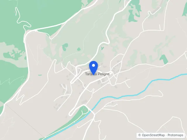 Mappa di Taranta Peligna, Chieti