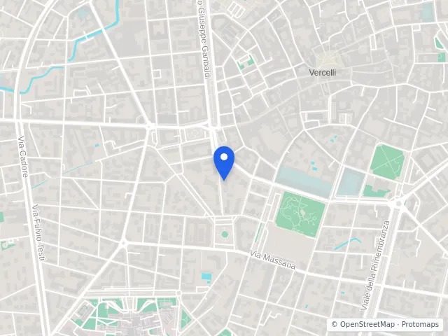 Mappa di Vercelli