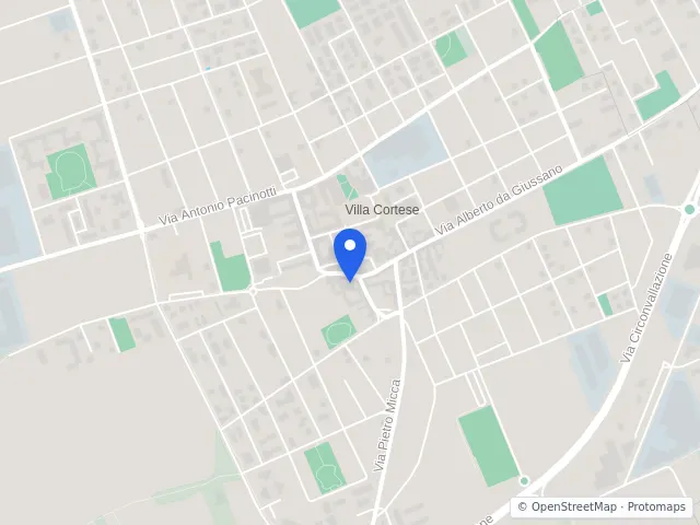 Mappa di Villa Cortese, Milano