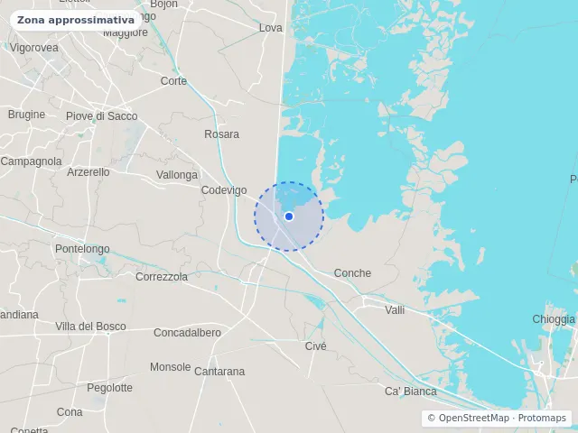Mappa di Codevigo, Padova
