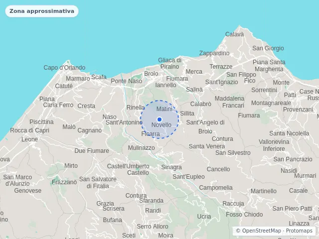 Mappa di Ficarra, Messina
