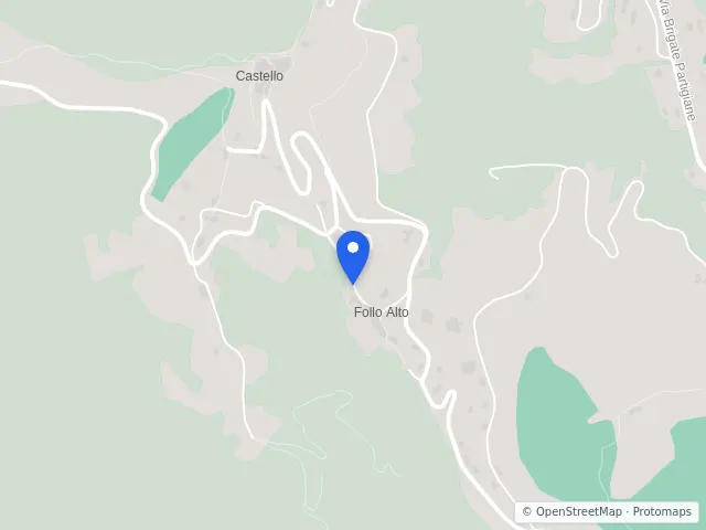 Mappa di Follo, La Spezia