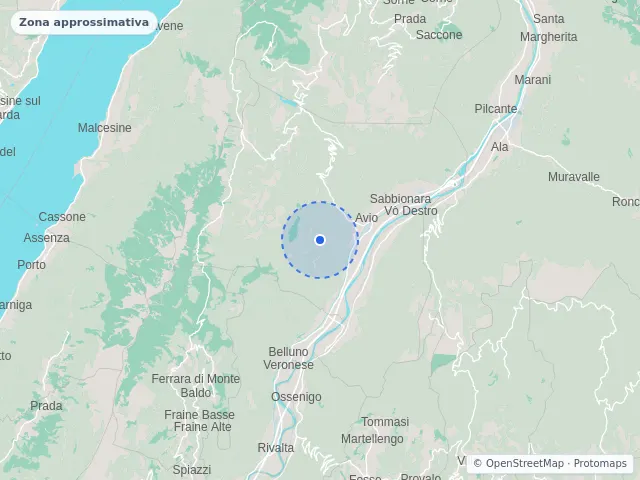 Mappa di Avio, Trento