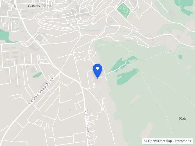 Mappa di Gualdo Tadino, Perugia
