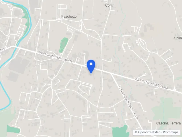 Mappa di Cossato, Biella