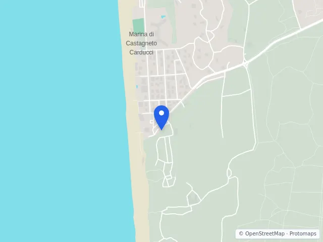 Mappa di Castagneto Carducci, Livorno