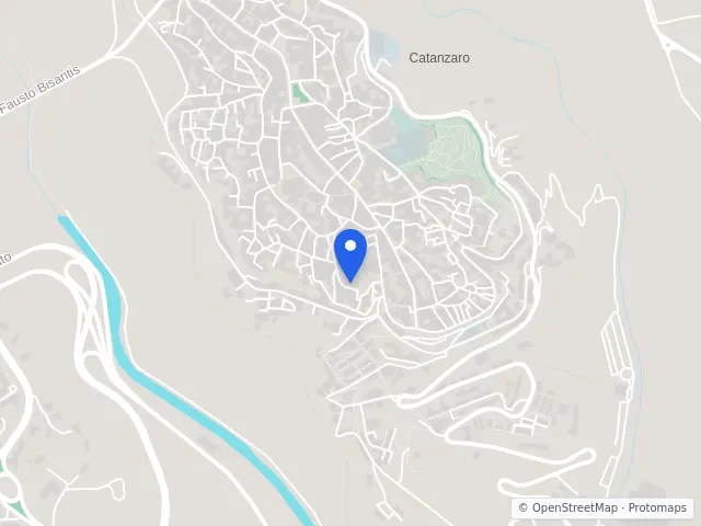 Mappa di Catanzaro
