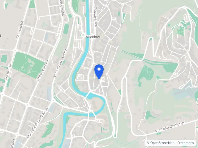 Mappa di Mondovì, Cuneo