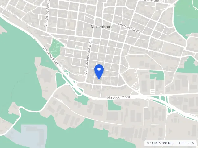 Mappa di Misterbianco, Catania