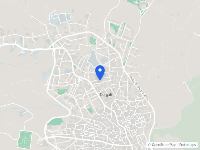 Mappa di Dorgali, Nuoro