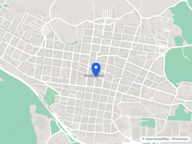 Mappa di Misterbianco, Catania