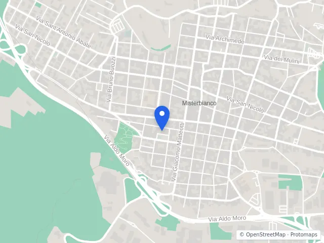 Mappa di Misterbianco, Catania