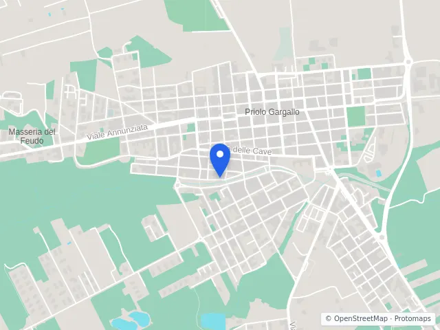 Mappa di Priolo Gargallo, Siracusa